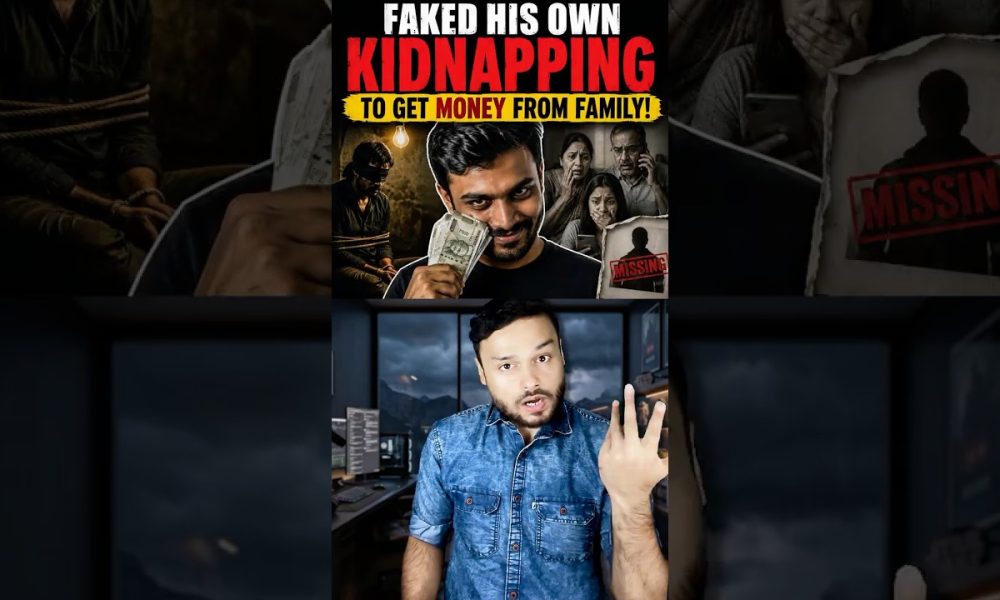 Indian Man Faked His Own Kidnapping To Get Money From Family in India #shorts