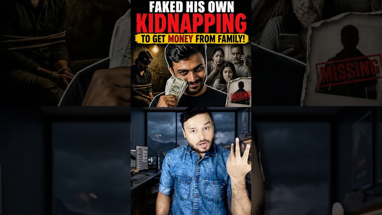 Indian Man Faked His Own Kidnapping To Get Money From Family in India #shorts