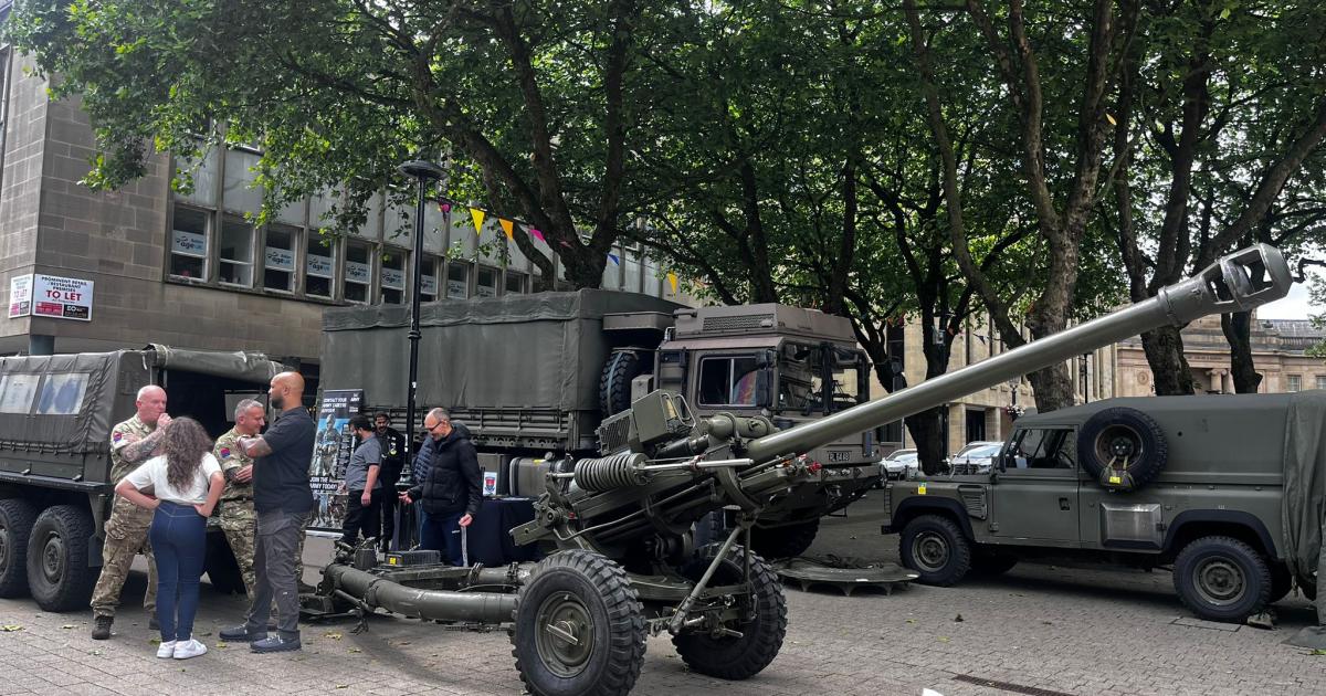 Armed Forces Day celebrations begin in Bolton town centre