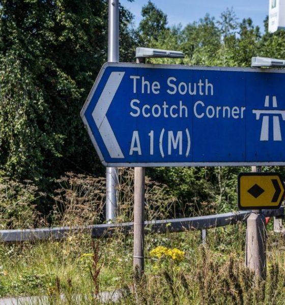 YouTuber investigates 'where the corner is' at Scotch Corner