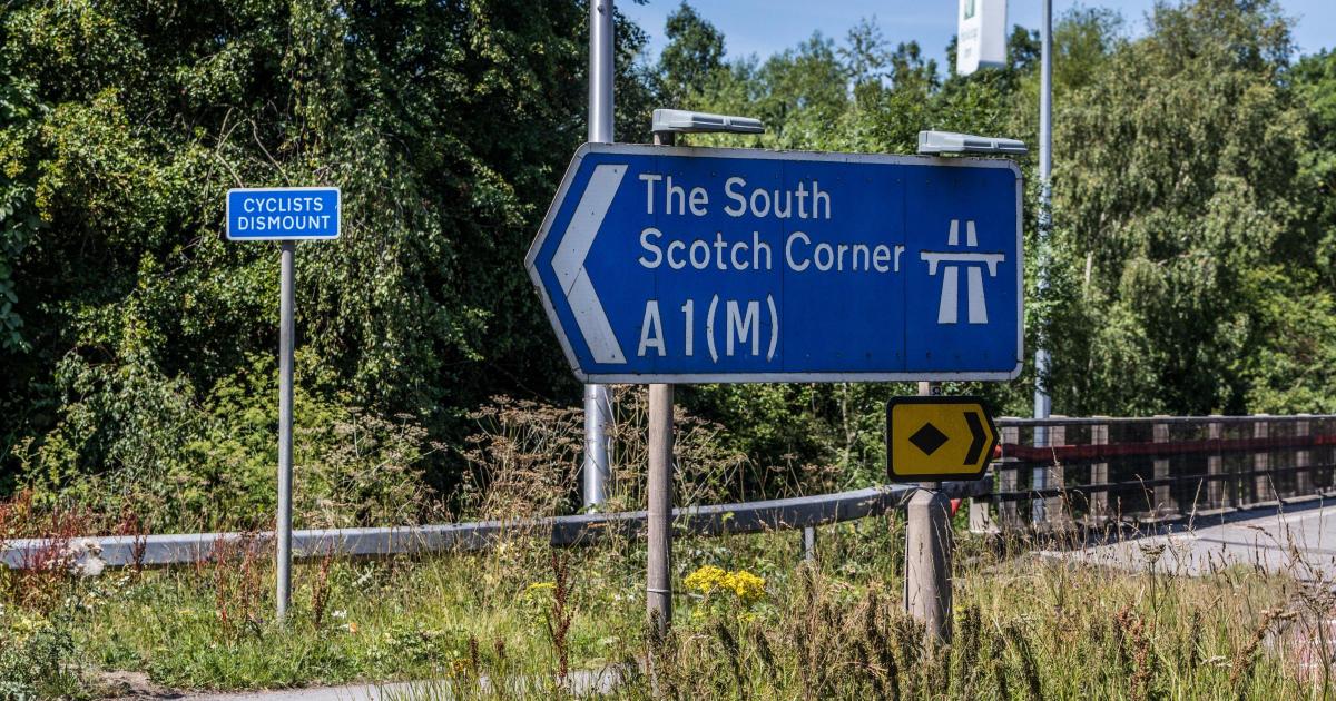 YouTuber investigates 'where the corner is' at Scotch Corner