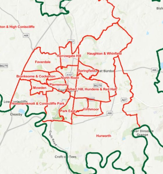 Consultation to close on new council wards for Darlington