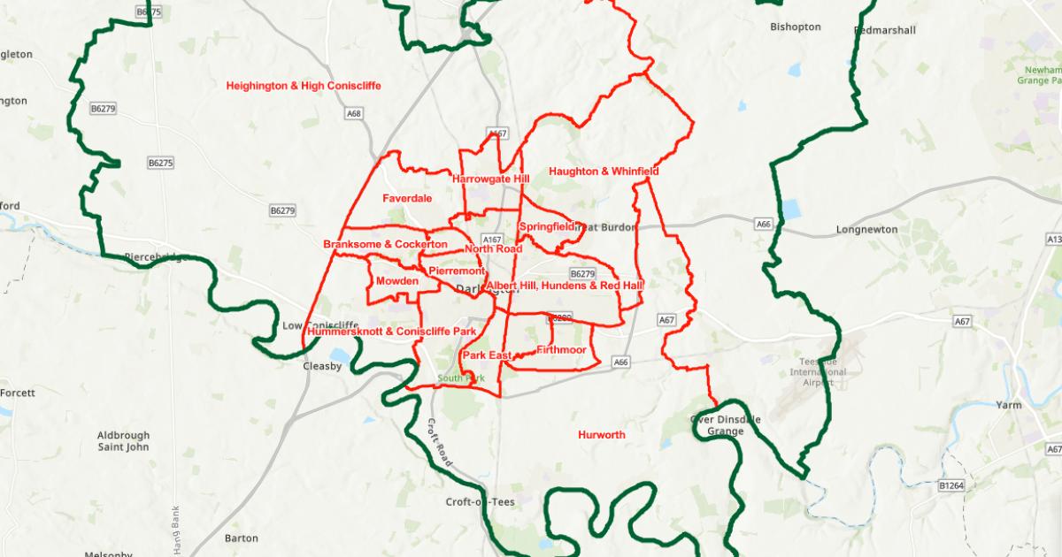 Consultation to close on new council wards for Darlington