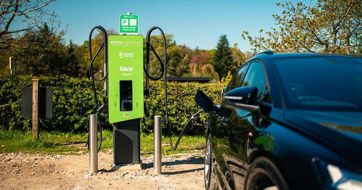 RHS Garden Harlow Carr unveils new electric vehicle chargers