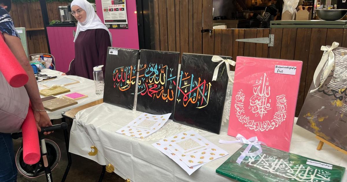Eid al-Adha celebrated by families at Darlington Market