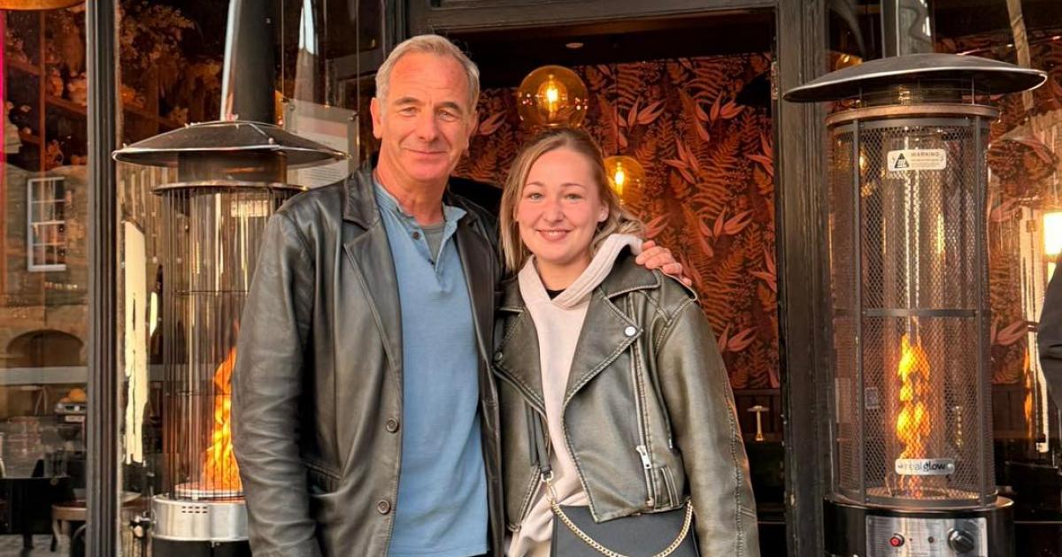 TV's Robson Green spotted at the Pig in Muck in Alnwick