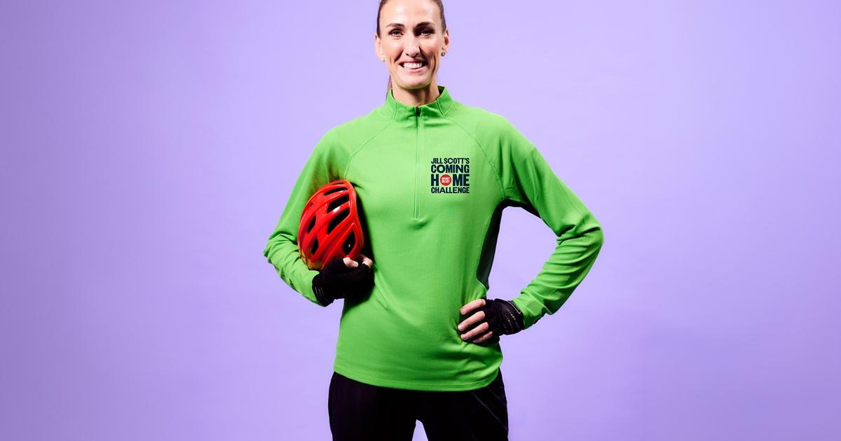 Lioness Jill Scott cycle and run 388-miles for Sport Relief