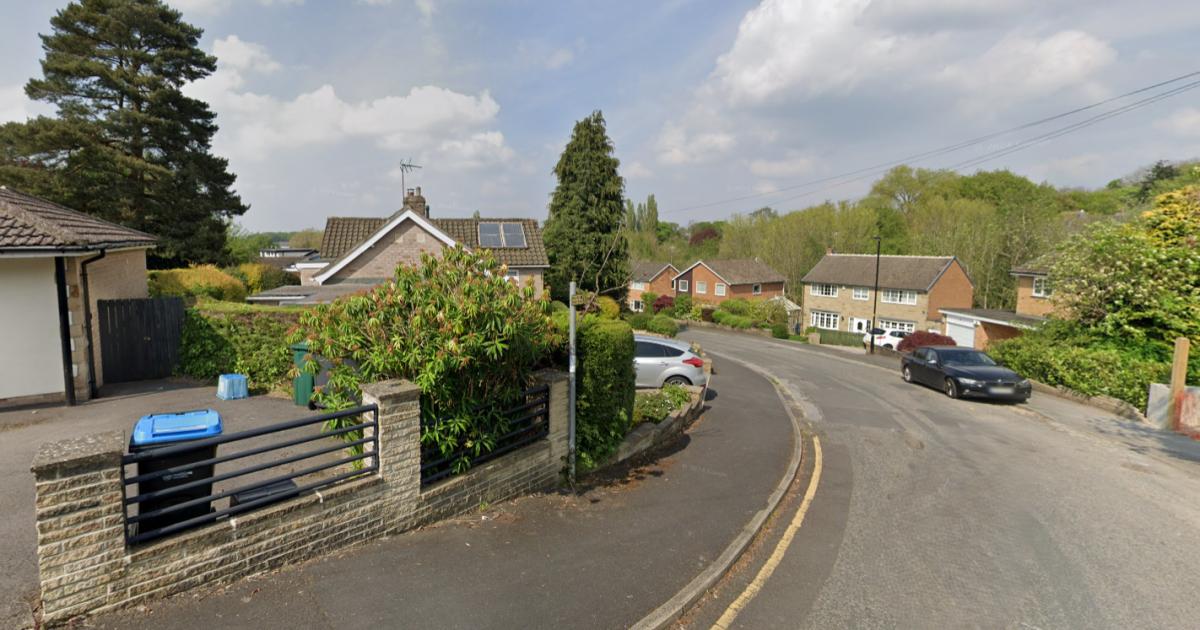 Bald man breaking into Corsa in Hollins Crescent, Harrogate