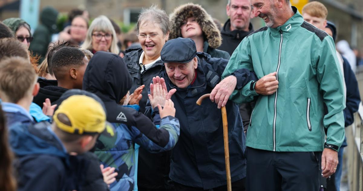 Consett centenarian completed 1.3 mile walk for charity