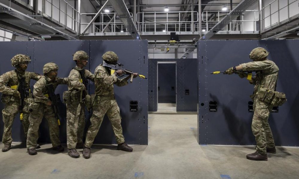 Bomb disposal experts train for urban warfare at Catterick
