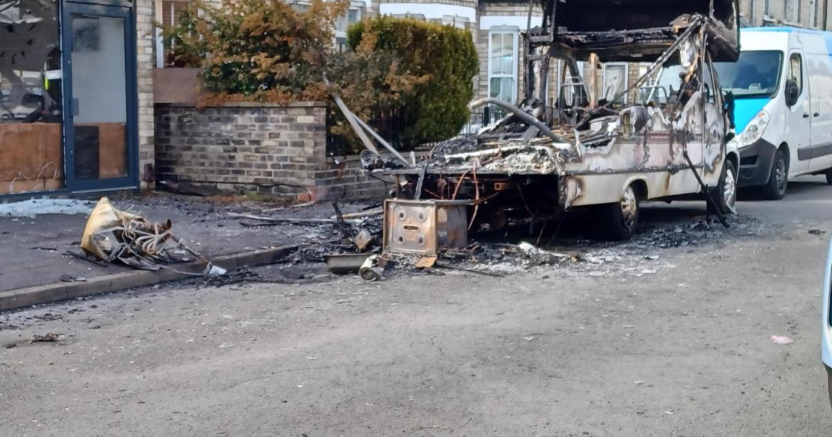 York - man arrested after campervan explodes in Acomb street