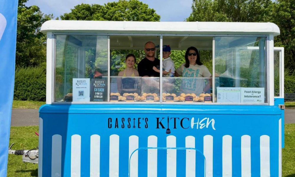 Bishop Auckland ice cream cart transformed into Scotch egg stall