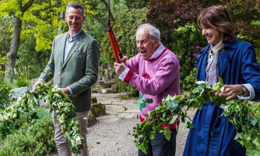 Broadcaster Gyles Brandreth opens refitted Newby Hall garden