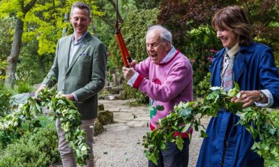 Broadcaster Gyles Brandreth opens refitted Newby Hall garden