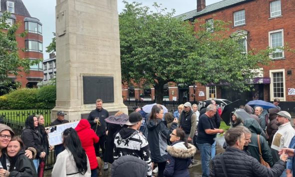 Residents gather for Henry Nowak vigil in Nelson Square