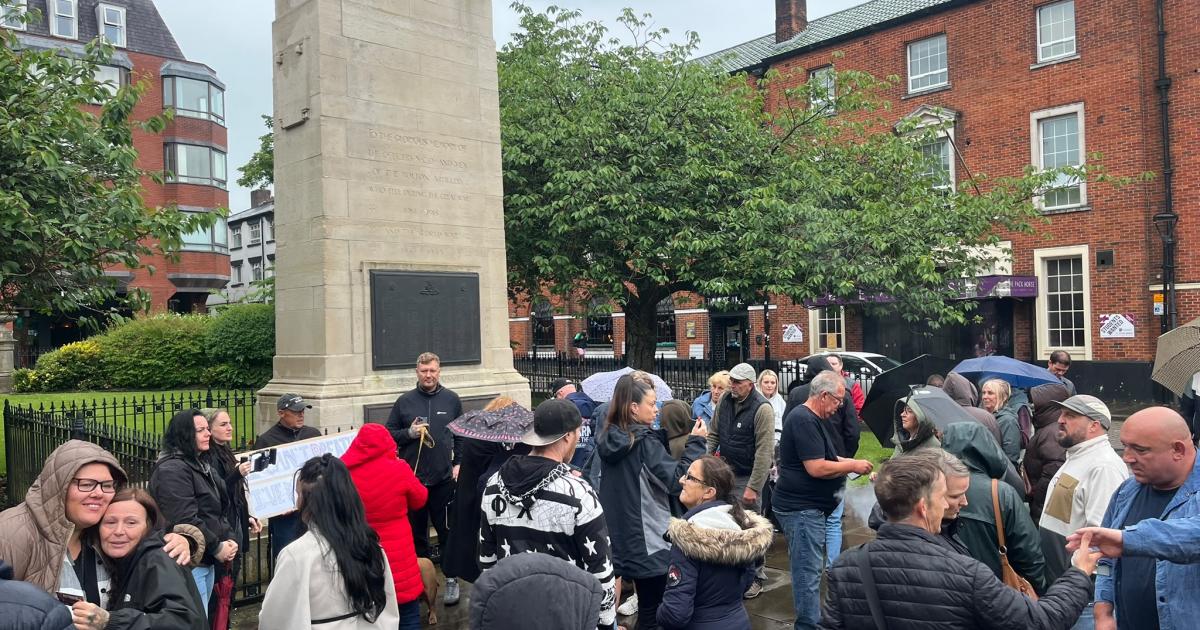 Residents gather for Henry Nowak vigil in Nelson Square