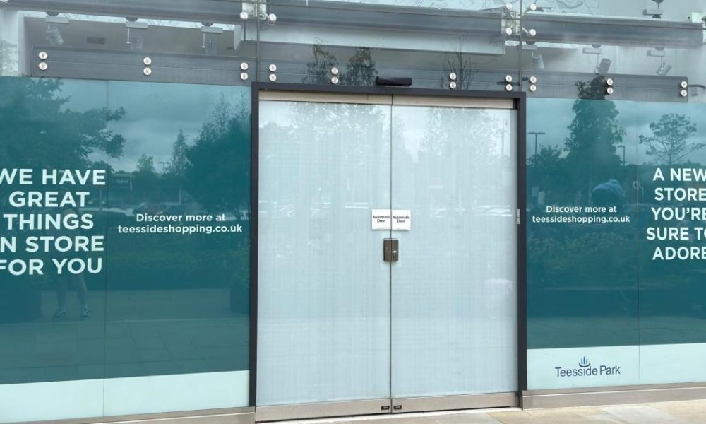 Teesside Park teases new brand at former Charles Clinkard
