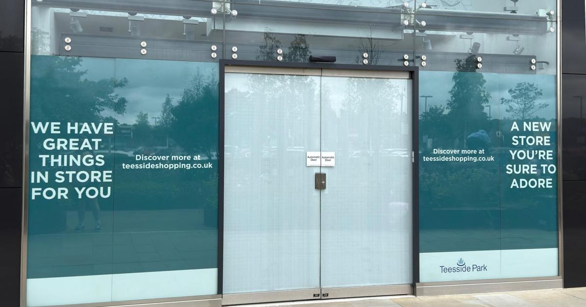 Teesside Park teases new brand at former Charles Clinkard