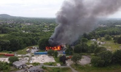 Massive fire at site of former Camelot theme park