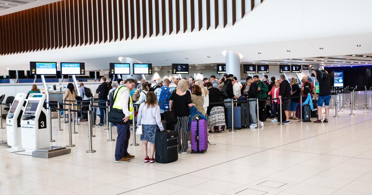 Six-hour airport queue warning as millions of Brits head abroad