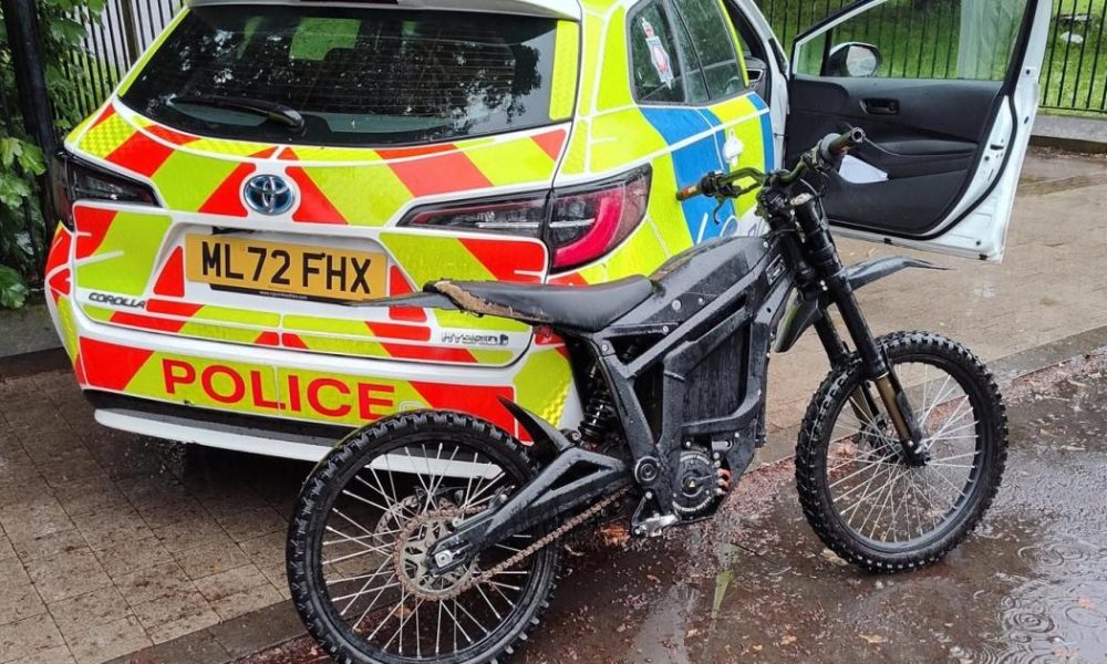 Greater Manchester Police seize Sur-Ron in Farnworth