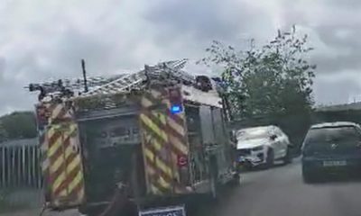 Car battery fire prompts day-long response on Smethurst Lane Bolton
