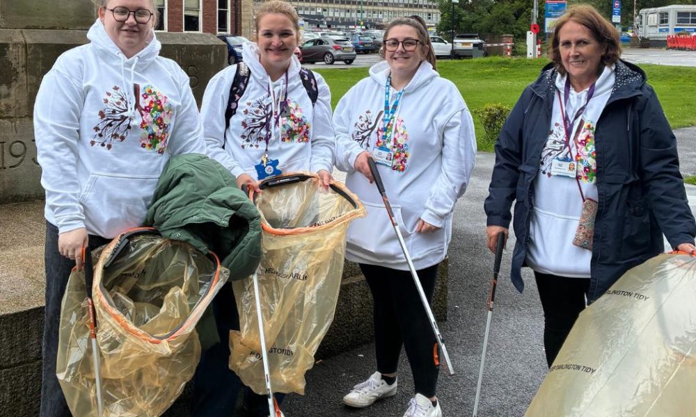 Clean-up near Darlington hospital collects 5,000 butts