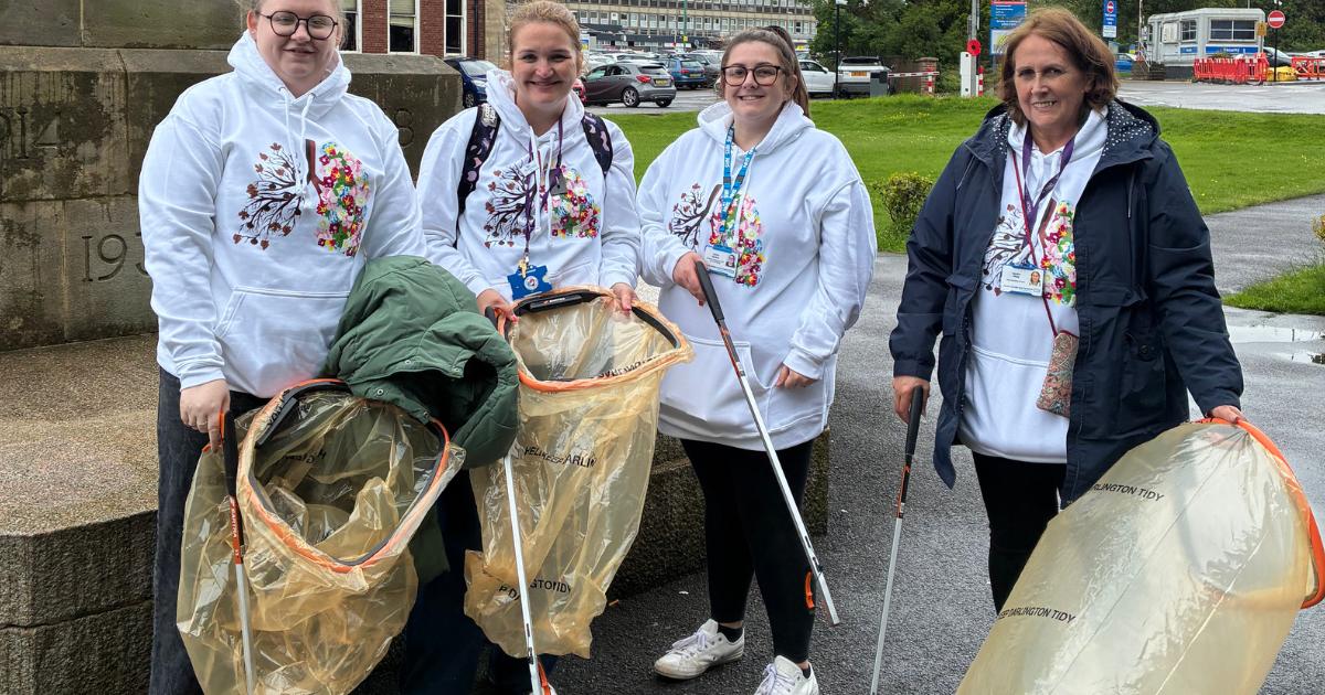 Clean-up near Darlington hospital collects 5,000 butts