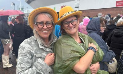 Excited crowds queue for Take That's return to Sunderland