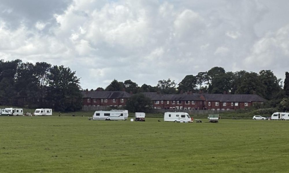 Breightmet residents raise concerns as Travellers remain on field