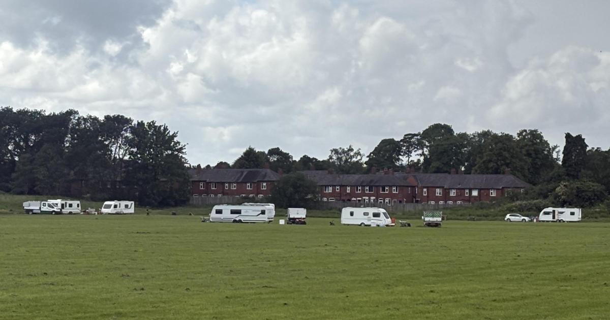 Breightmet residents raise concerns as Travellers remain on field