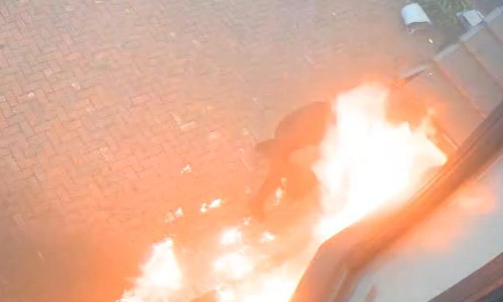 Bolton firebomb on house latest as police make an arrest