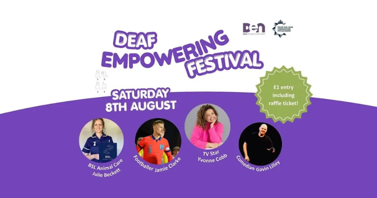 Stockton set to host UK's premiere Deaf Empowering Festival