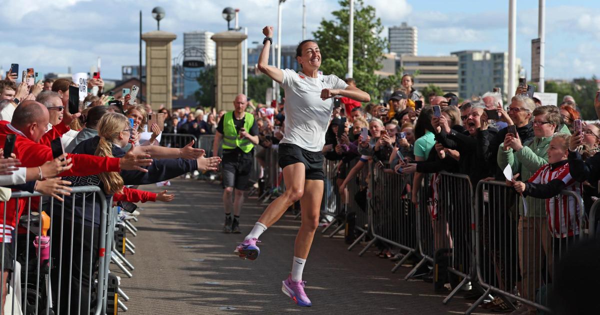 Jill Scott 'in a lot of pain' after finishing mammoth challenge