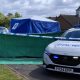 Path taped off and blue tent erected after Peterlee incident