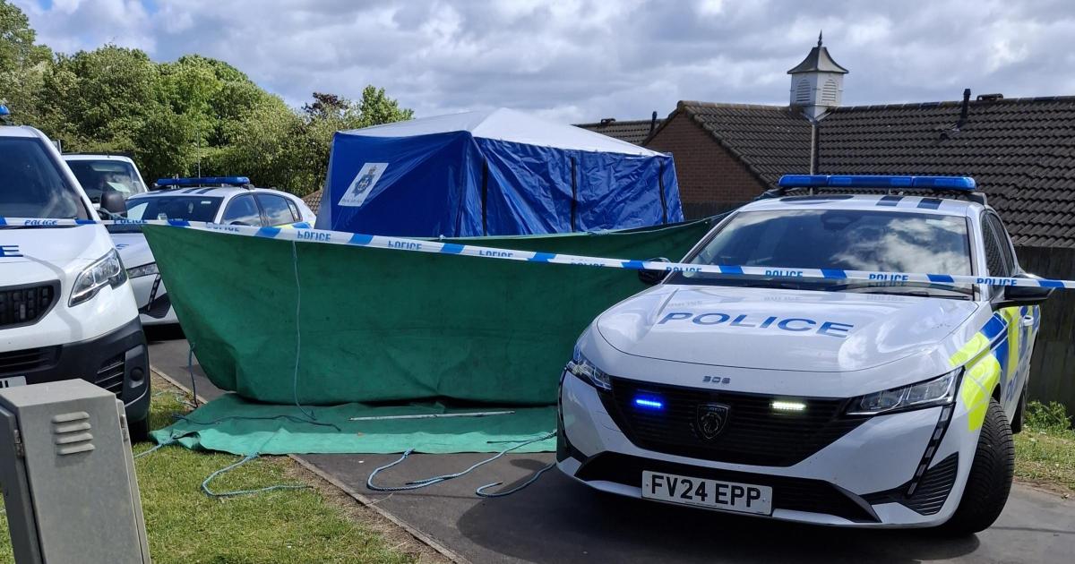 Path taped off and blue tent erected after Peterlee incident