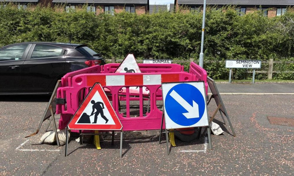 Walkden sinkhole left for a year as residents celebrate ‘birthday’