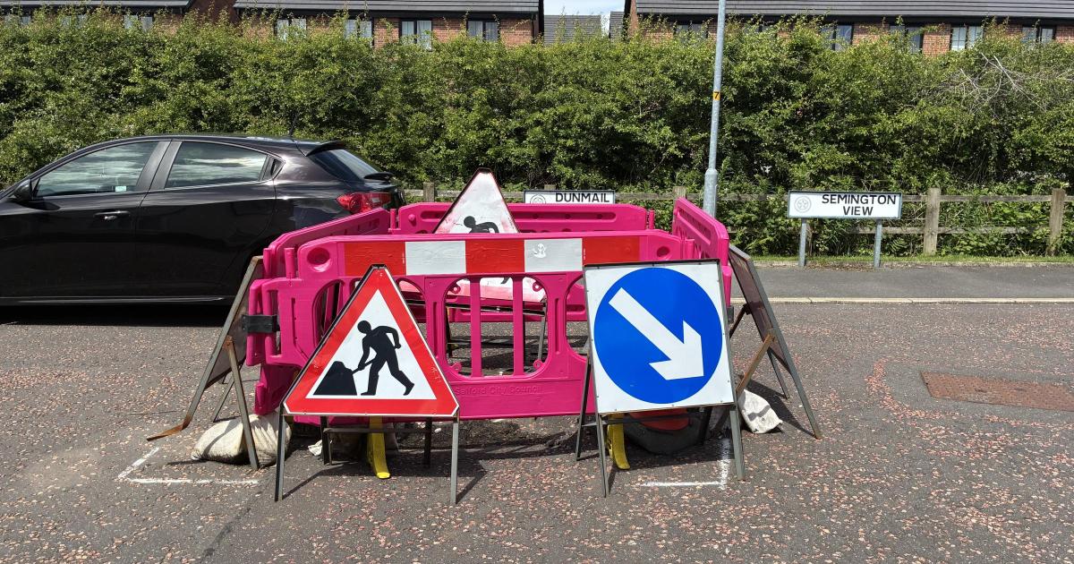 Walkden sinkhole left for a year as residents celebrate ‘birthday’