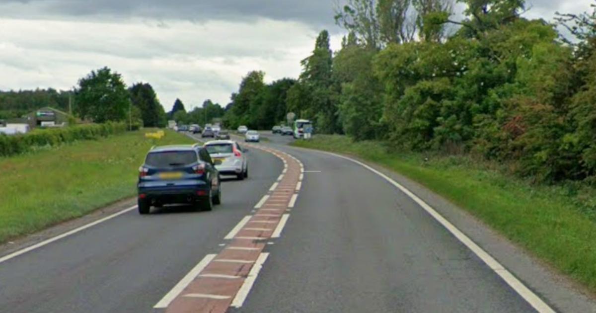 Slow and building traffic on the A64 from York to Flaxton