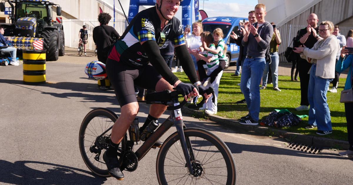 Lewis Moody begins 500-mile ride from Newcastle to London