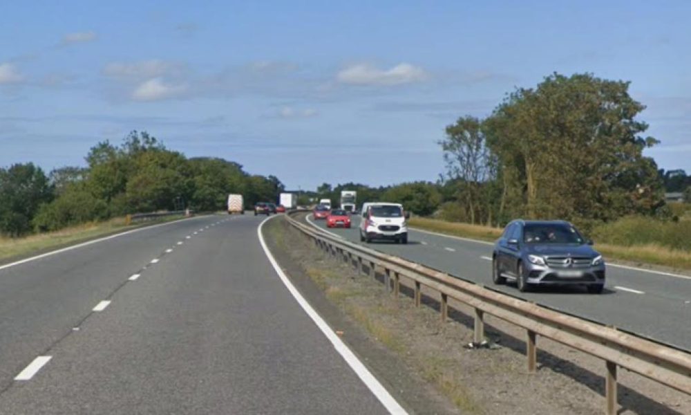 Teenager taken to hospital after car comes off A19 near Yarm