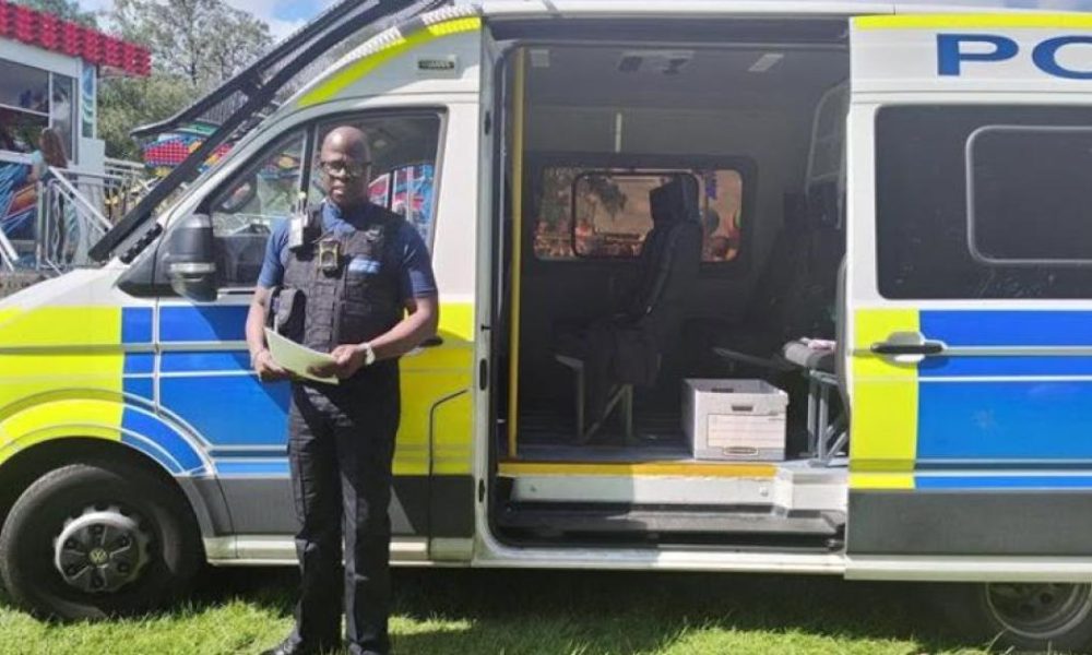 Youngsters try out police method at Atherton Carnival
