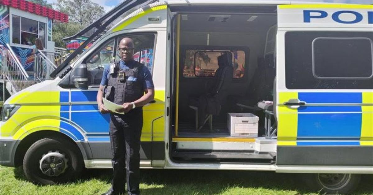 Youngsters try out police method at Atherton Carnival
