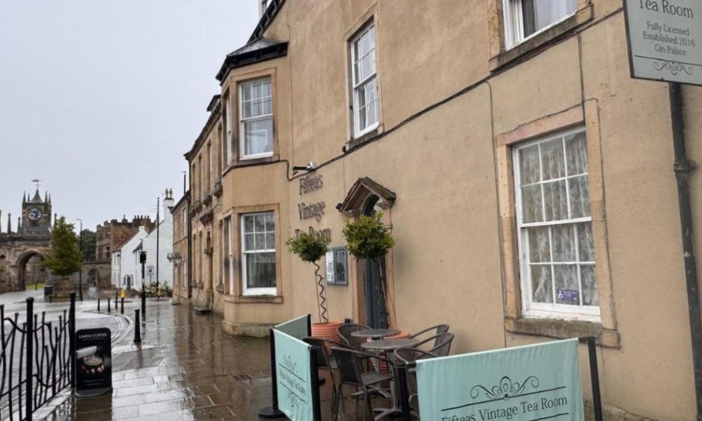 The historic former school on Market Place, Bishop Auckland