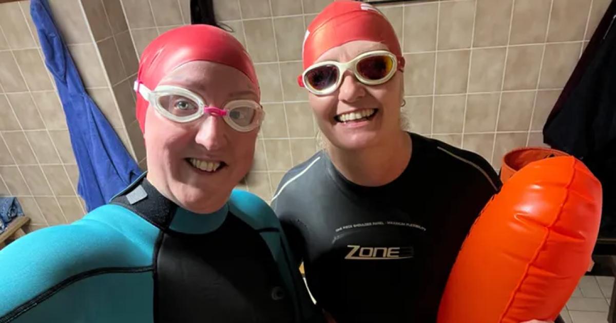 County Durham NHS hospital doctors' Great North Swim