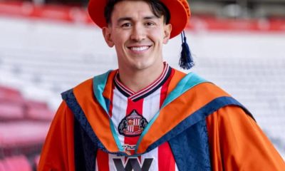 Sunderland AFC’s Luke O’Nien to receive honorary doctorate