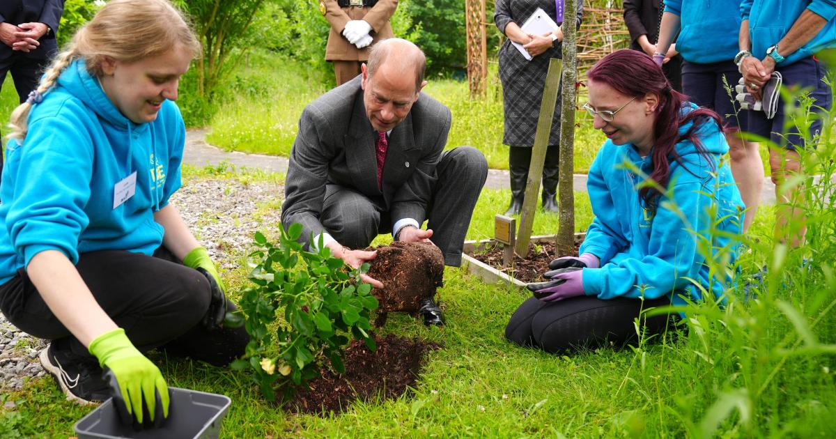 17 pictures as Prince Edward visits Barnard Castle