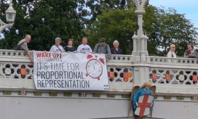 York protest for Wake Up Westminster electoral reform calls