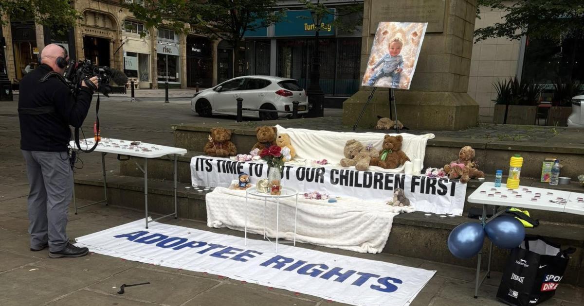Crowds gather to remember baby Preston Davey at vigil