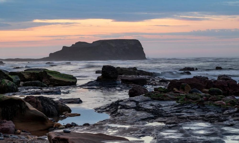Saltwick Bay - the 'rugged' isolated beach near Whitby